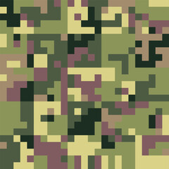 Army Camouflage Background, Classic Seamless Pattern, Military Camouflage Codycross
