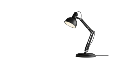 Desk lamp, transparent background PNG