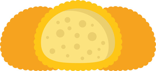 Breaded mozzarella cheese balls appetizer, showing a half moon cross section of the cheesy center, are an irresistible party snack