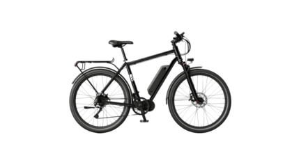 Electric bike, transparent background PNG