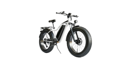Electric bike, transparent background PNG