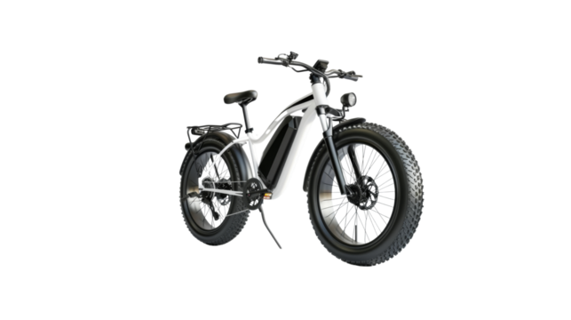 Electric bike, transparent background PNG