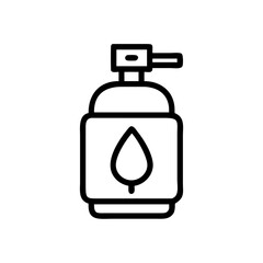 Gas cylinder icon. Vector illustration 