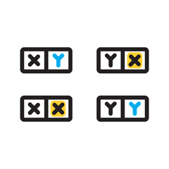 Vector multicolor icon for Genepool