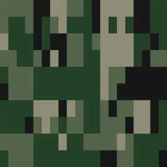 Desert Seamless Camo Graphic Print. Camouflage Seamless Pattern. Military Camouflage Clothing