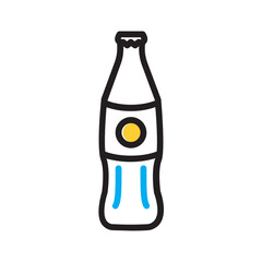 Vector multicolor icon for Cola