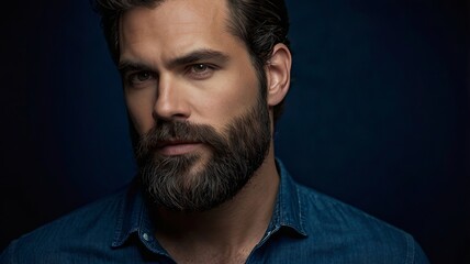 Obraz premium Male model , fashion model , male portrait , standing portrait , male advertisement photo