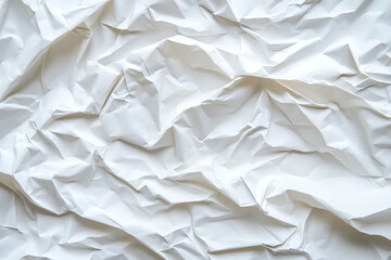 Obraz premium crumpled white paper image textures and backgrounds for design inspiration