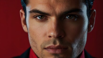 Obraz premium Male model , fashion model , male portrait , standing portrait , male advertisement photo