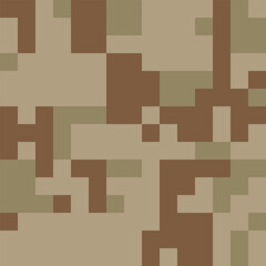 Camouflage Seamless Pattern. Trendy Style Camo, Repeat Print. Military Camouflage Suit