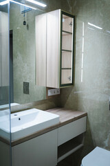 modern bathroom interior