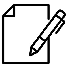 document with pencil icon