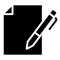 document with pencil icon