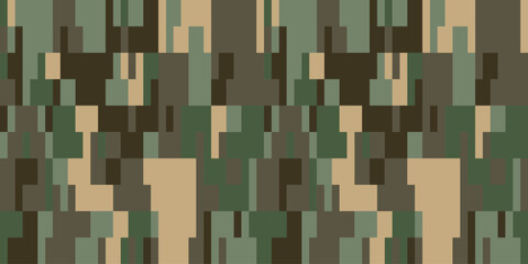 military camouflage pattern, classic seamless stylish background, forest texture