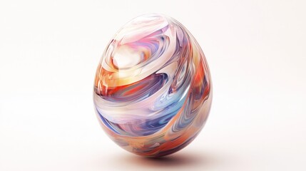 Obraz premium Amazing images of colorful eggs combined with patterns giving a feeling of movement and energy.