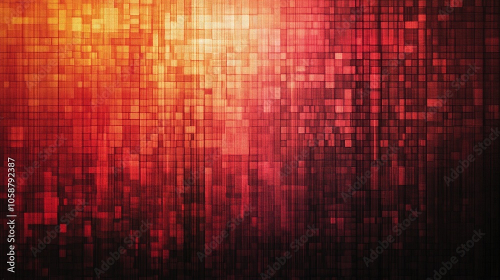 Poster abstract gradient background with a pixelated texture effect