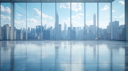 Urban Center in Manhattan and Dubai Featuring Pathways, Parking, and Road for Automotive Advertising