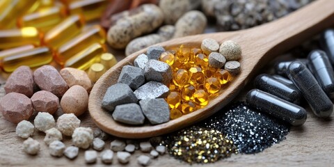 Supplements that contain Zinc, Magnesium, and Calcium are used to support overall health by providing these essential minerals, which play important roles in bodily functions.