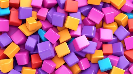 Colorful Cubes Abstract Background Soft Pastel Background for Graphic Design Templates