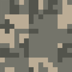 Army Camouflage Background, Classic Seamless Pattern, Military Camouflage Patterns