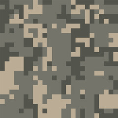 Army Camouflage Background, Classic Seamless Pattern, Military Camouflage Pants