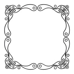 Decorative Ornamental Vintage Frame Vector Collection.