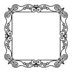 Decorative Ornamental Vintage Frame Vector Collection.