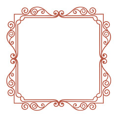 Decorative Ornamental Vintage Frame Vector Collection.