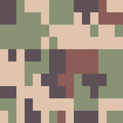 Desert Seamless Camo Graphic Print. Camouflage Seamless Pattern. Military Camouflage Patterns