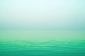 Fototapeta premium Cool green gradient fading into turquoise, abstract and minimalistic backdrop, fresh and natural vibe, calm and serene transitions, soft colors and smooth edges