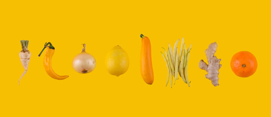 Vibrant assortment of fresh produce