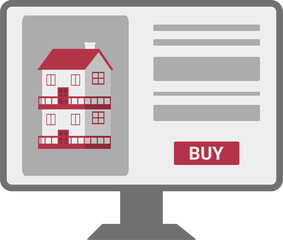 Real estate property investment illustration 