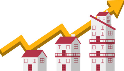 Real estate property investment illustration 