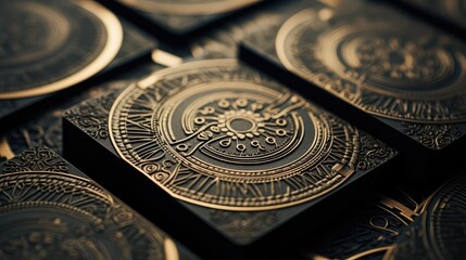 sophistication black and gold business cards