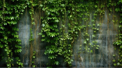 Fototapeta premium drape vines on wall