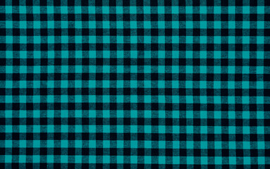 Christmas Tartan Plaid Seamless Design Checkered plaid. Cloth Pattern background of Scottish style. new year textile decorations. blue Black top view. empty tablecloth table cloth texture
