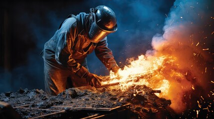 molten recycling metal