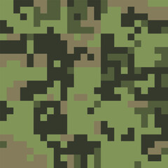 Camouflage Seamless Pattern. Trendy Style Camo, Repeat Print. Military Camouflage Codycross