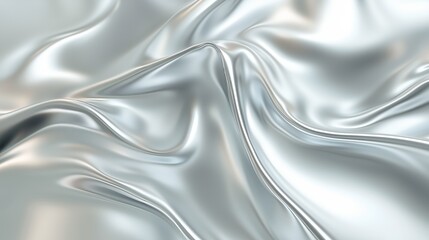 Obraz premium This silver metal texture wallpaper features a sleek gradient, perfect for modern digital patterns.