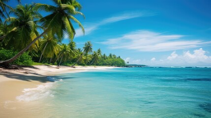 paradise green blue background