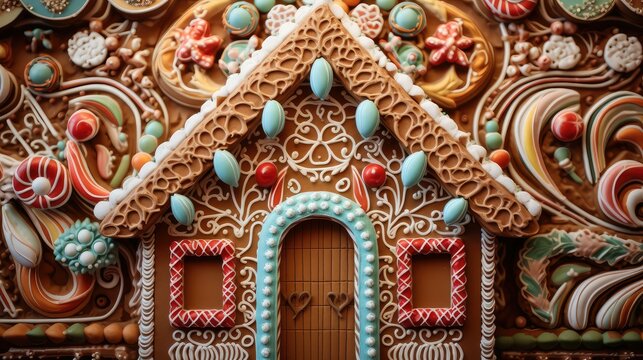 walls gingerbread texture