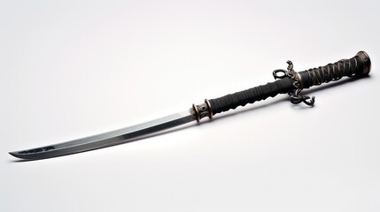 katana sword white background
