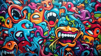 vibrant funky texture