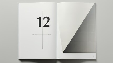 elegance book layout with large chapter numbers