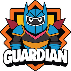 Guardian esport mascot logo design