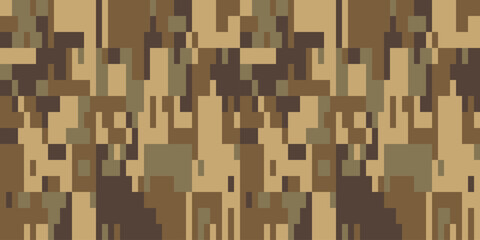 Army Seamless Camouflage, Modern Print Pattern That Was Used as the Default Camouflage Pattern Issued. Military Camouflage Face Paint