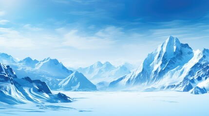 landscape blue template