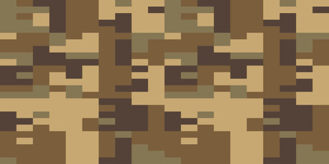 Camouflage Seamless Pattern. Trendy Style Camo, Repeat Print. Military Camouflage Face Paint