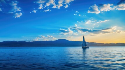 Fototapeta premium suncrystal mediterranean blue