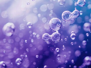 Bubbles Floating in Air